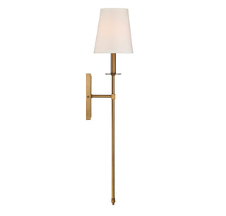 Monroe 1-Light Wall Sconce in Warm Brass