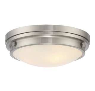 Lucerne 3-Light Ceiling Light in Satin Nickel