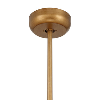 Amiena LED Fan D'Lier in Gold Patina