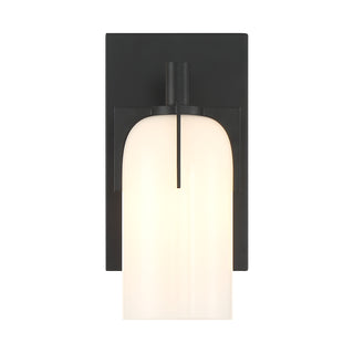 Caldwell 1-Light Wall Sconce in Matte Black