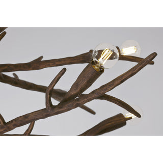 Palisades 12-Light Chandelier in Bark by Breegan Jane