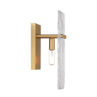 Genry 1-Light Wall Sconce in Warm Brass
