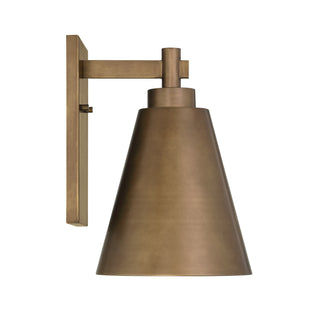 Ryder 1-Light Outdoor Wall Lantern in Atlas Bronze
