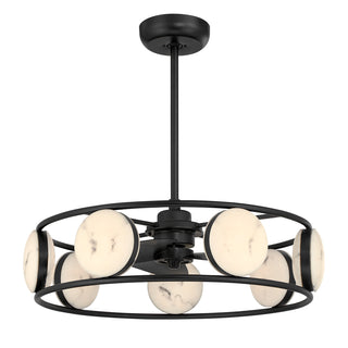 Castra LED Fan D'Lier in Matte Black