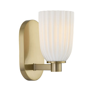 Baldwin 1-Light Wall Wall Sconce in Noble Brass