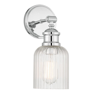 1-Light Wall Sconce in Chrome