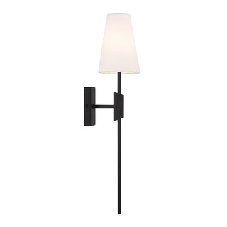 1-Light Wall Sconce in Matte Black