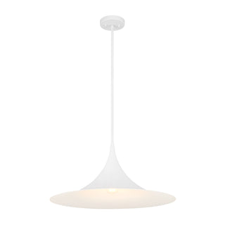 Bowdin 1-Light Pendant in Bisque White