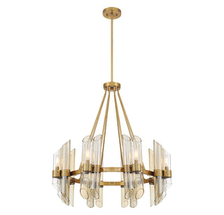 Biltmore 8-Light Chandelier in Warm Brass