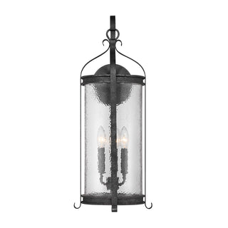 Preston 3-Light Outdoor Wall Lantern in Iron Oxide