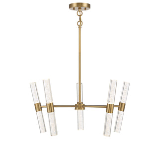 Arlon 10-Light LED Pendant in Warm Brass