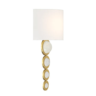 Marseille 1-Light Wall Sconce in Warm Brass