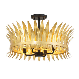 Ensley 4-Light Ceiling Light in True Gold