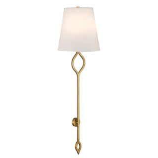 Roxbury 2-Light Wall Sconce in Warm Brass