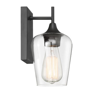 Octave 1-Light Wall Sconce in English Bronze