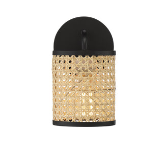 Jaylar 1-Light Wall Sconce in Matte Black
