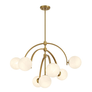 Marias 7-Light Chandelier in Warm Brass
