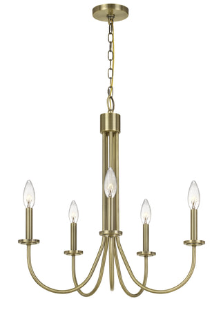 60W X 5 Spiez Metal Chandelier