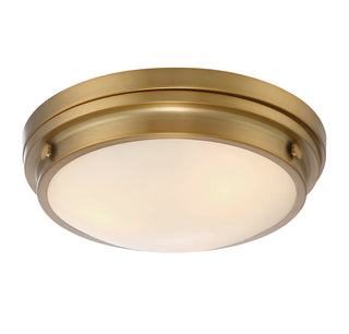 Lucerne 3-Light Ceiling Light in Warm Brass