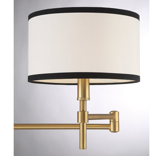 1-Light Wall Sconce in Natural Brass