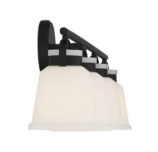 Kaden 4-Light Bathroom Vanity Light in Matte Black