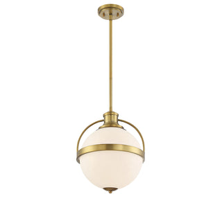 Westbourne 1-Light Pendant in Warm Brass