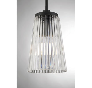 Chantilly 1-Light Pendant in Matte Black