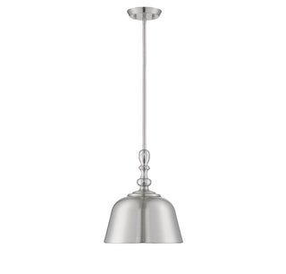 Berg 1-Light Pendant in Satin Nickel
