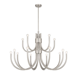 Sorrento 15-Light Chandelier in Satin Nickel