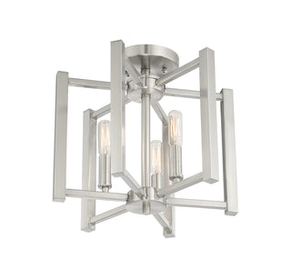 Benson 3-Light Ceiling Light in Satin Nickel