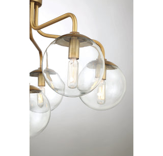 Marco 6-Light Ceiling Light in Warm Brass