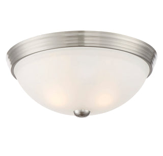 2-Light Ceiling Light in Satin Nickel