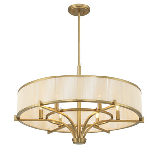 Wynwood 6-Light Chandelier in Warm Brass