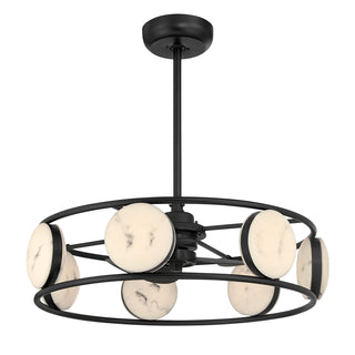 Castra LED Fan D'Lier in Matte Black