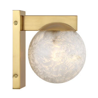 Darien 1-Light Wall Sconce in Warm Brass