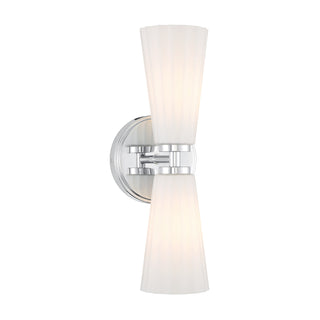 2-Light Wall Sconce in Chrome