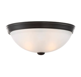 2-Light Ceiling Light in English Bronze