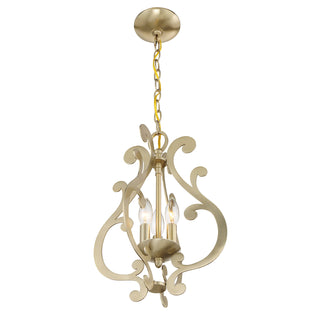 Lombard 3-Light Pendant in Noble Brass