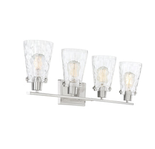 Vaughan 4-Light Bathroom Vanity Light in Satin Nickel
