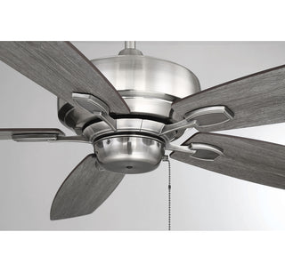 Wind Star 52" Ceiling Fan in Brushed Pewter