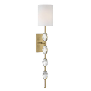 Sebring 1-Light Wall Sconce in Warm Brass