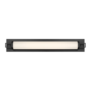 Parker 28" LED Bathroom Vanity Light in Black Lustre