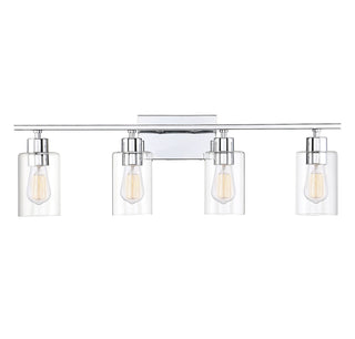 Lambert 4-Light Bathroom Vanity Light in Polished Chrome
