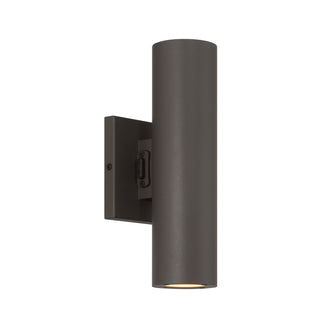 Kelley 2-Light LED 5CCT Cylinder Exterior Light in Bronze