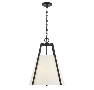 Mansfield 3-Light Pendant in Matte Black