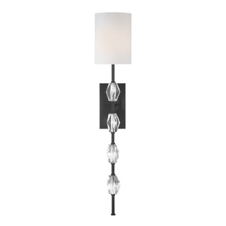 Sebring 1-Light Wall Sconce in Matte Black
