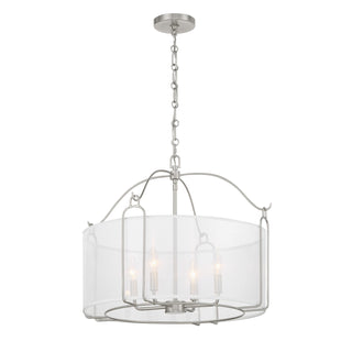 Ashlay 4-Light Pendant in Satin Nickel