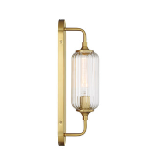 Holton 1-Light Wall Sconce in Warm Brass