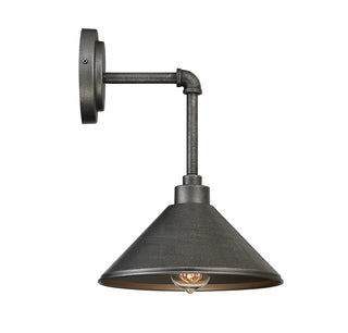 Dansk 1-Light Wall Sconce in Galvanized Metal