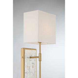 Eastover 1-Light Wall Sconce in Warm Brass